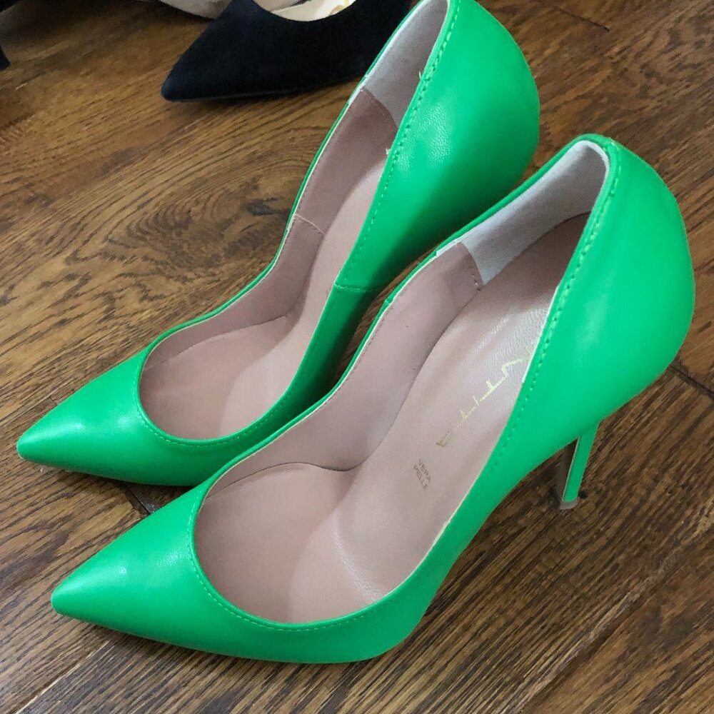 Swami Green Leather Shoes from Identità